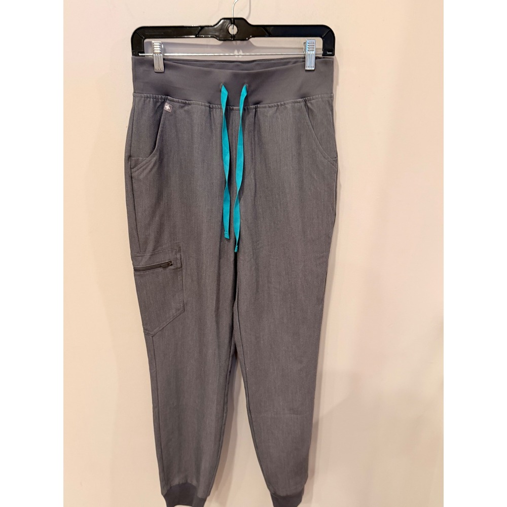 FIGS HW Zamora Jogger Scrub Pants Graphite Grey Women Small